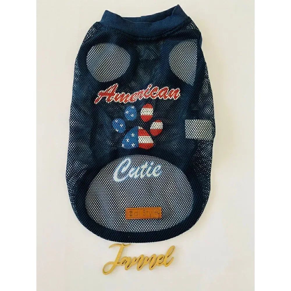 American Flag Dog Shirt - 4th of July Small Dog Clothes for Dogs, Indepe…
